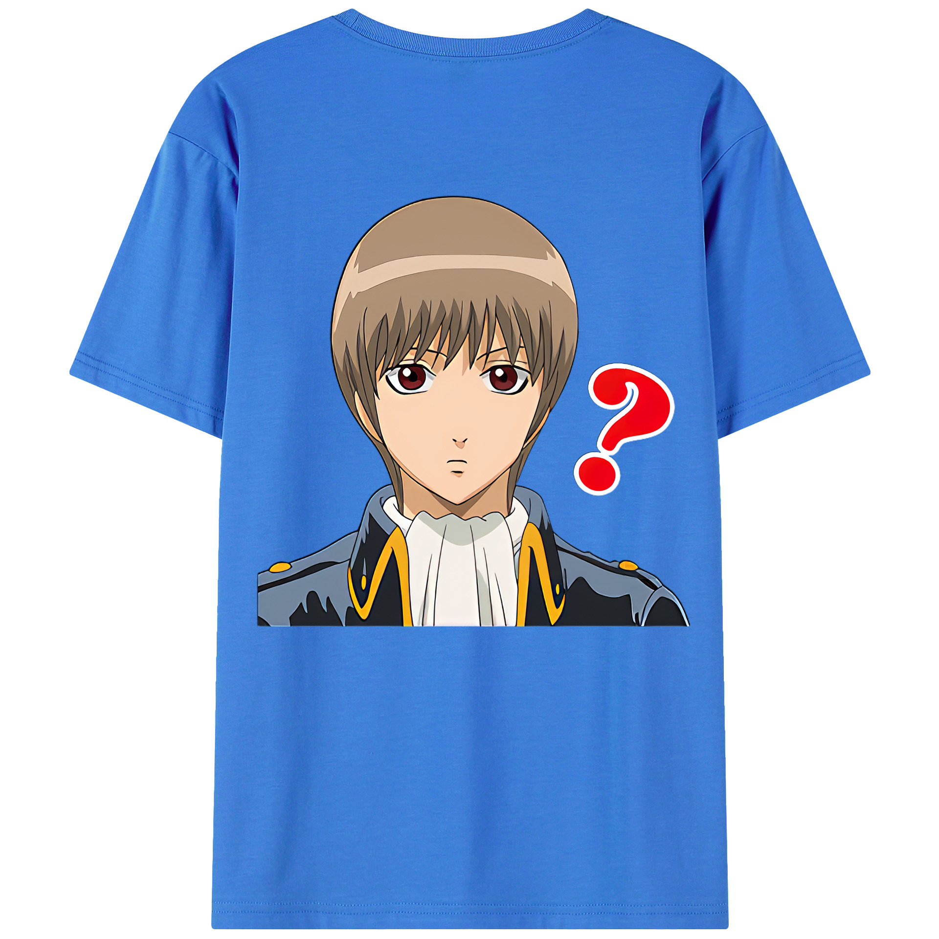 （画像用） ぎんたま 坂田銀時（さかたぎんとき） 神楽 志村新八（しむら しんぱち） GINTAMA Sakata Gintoki Kagura Shimura Shinpachi 綿100％半袖Tシャツ（背面プリント）
