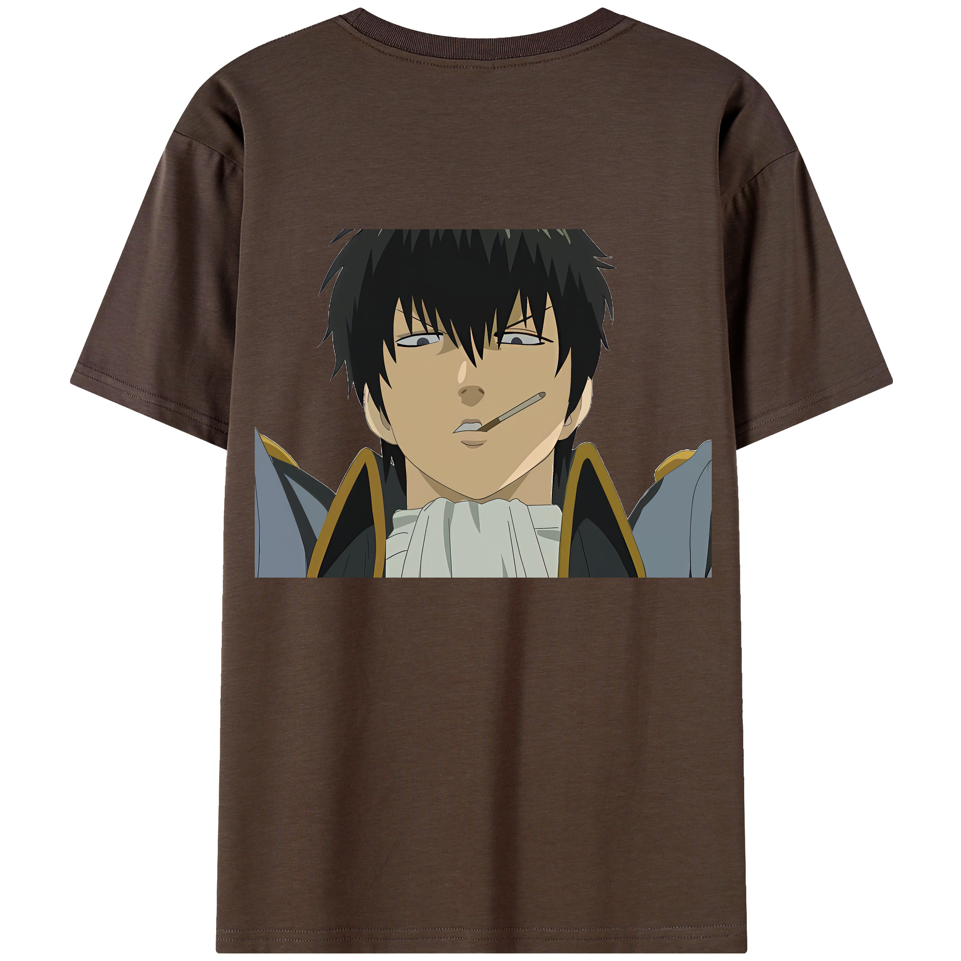 （画像用） ぎんたま 坂田銀時（さかたぎんとき） 神楽 志村新八（しむら しんぱち） GINTAMA Sakata Gintoki Kagura Shimura Shinpachi 綿100％半袖Tシャツ（背面プリント）
