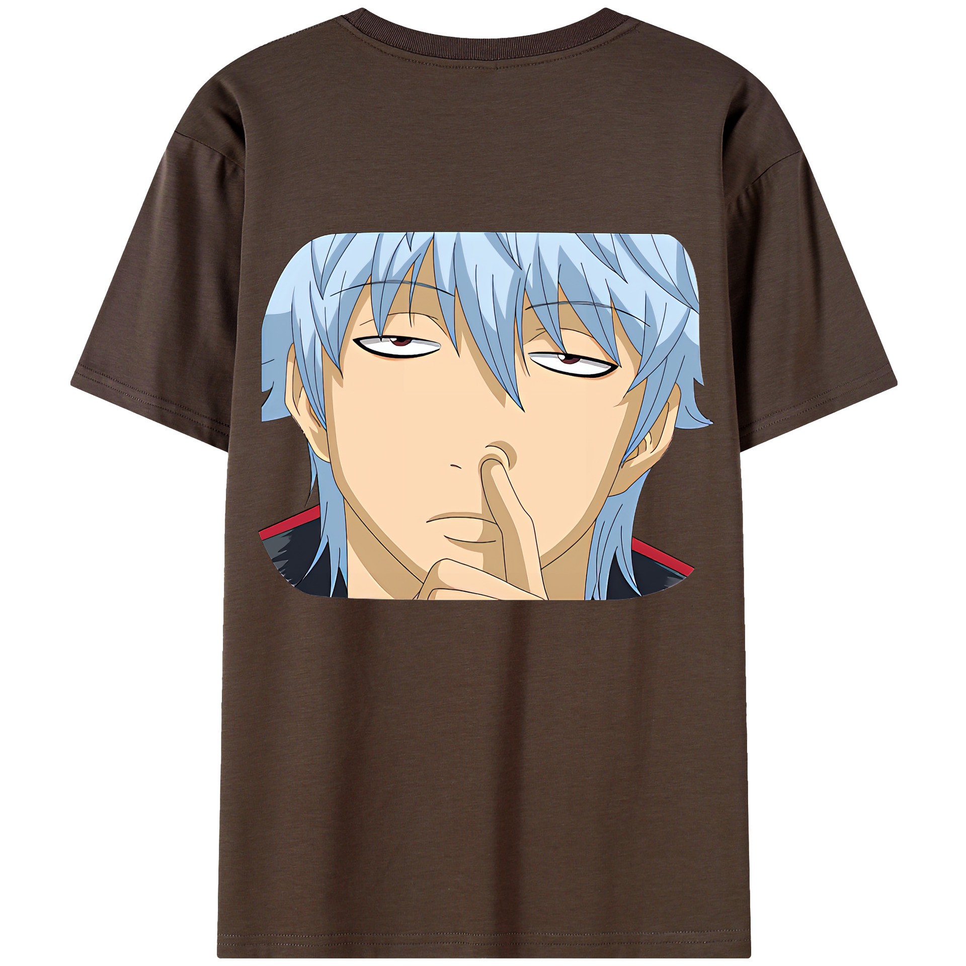 （画像用） ぎんたま 坂田銀時（さかたぎんとき） 神楽 志村新八（しむら しんぱち） GINTAMA Sakata Gintoki Kagura Shimura Shinpachi 綿100％半袖Tシャツ（背面プリント）