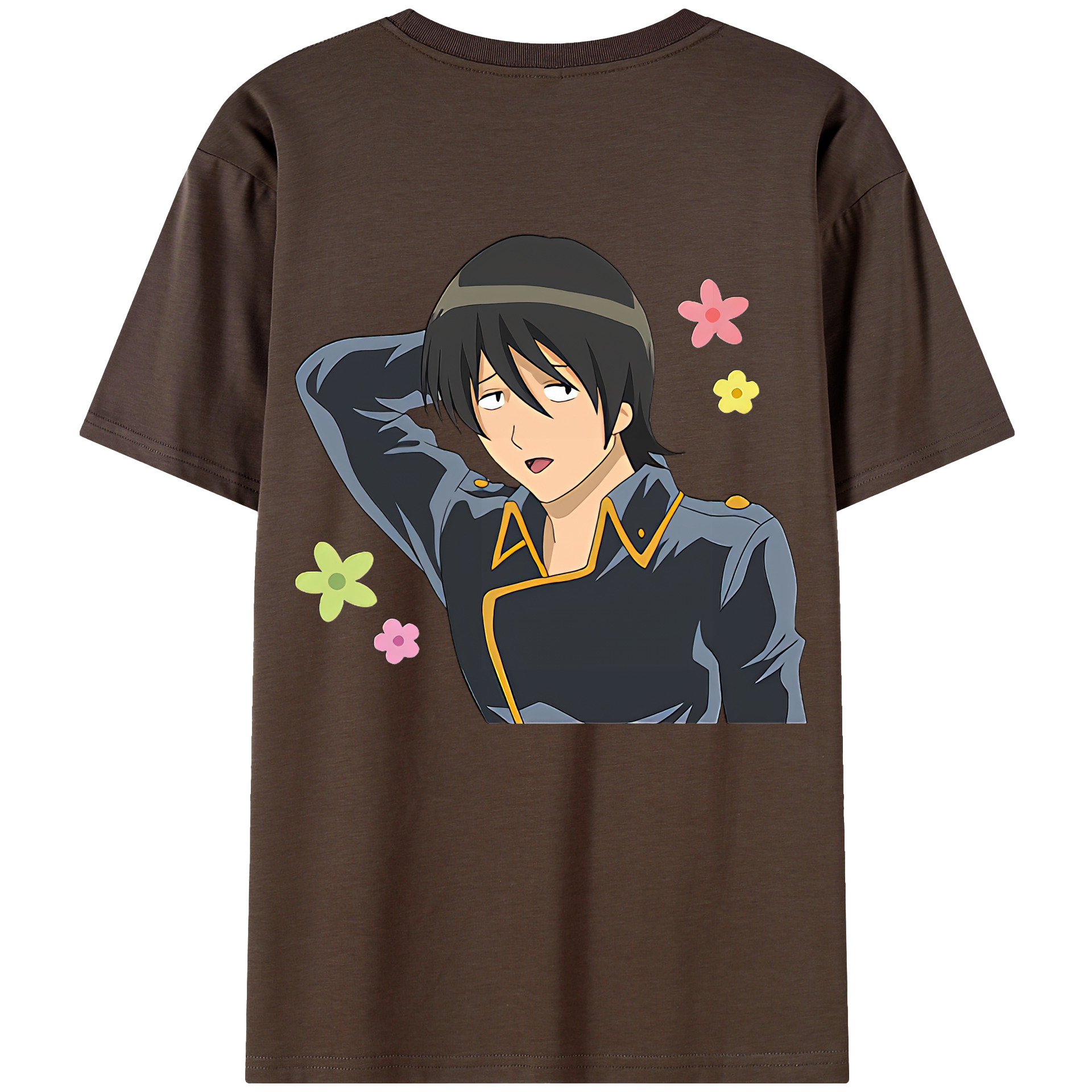（画像用） ぎんたま 坂田銀時（さかたぎんとき） 神楽 志村新八（しむら しんぱち） GINTAMA Sakata Gintoki Kagura Shimura Shinpachi 綿100％半袖Tシャツ（背面プリント）