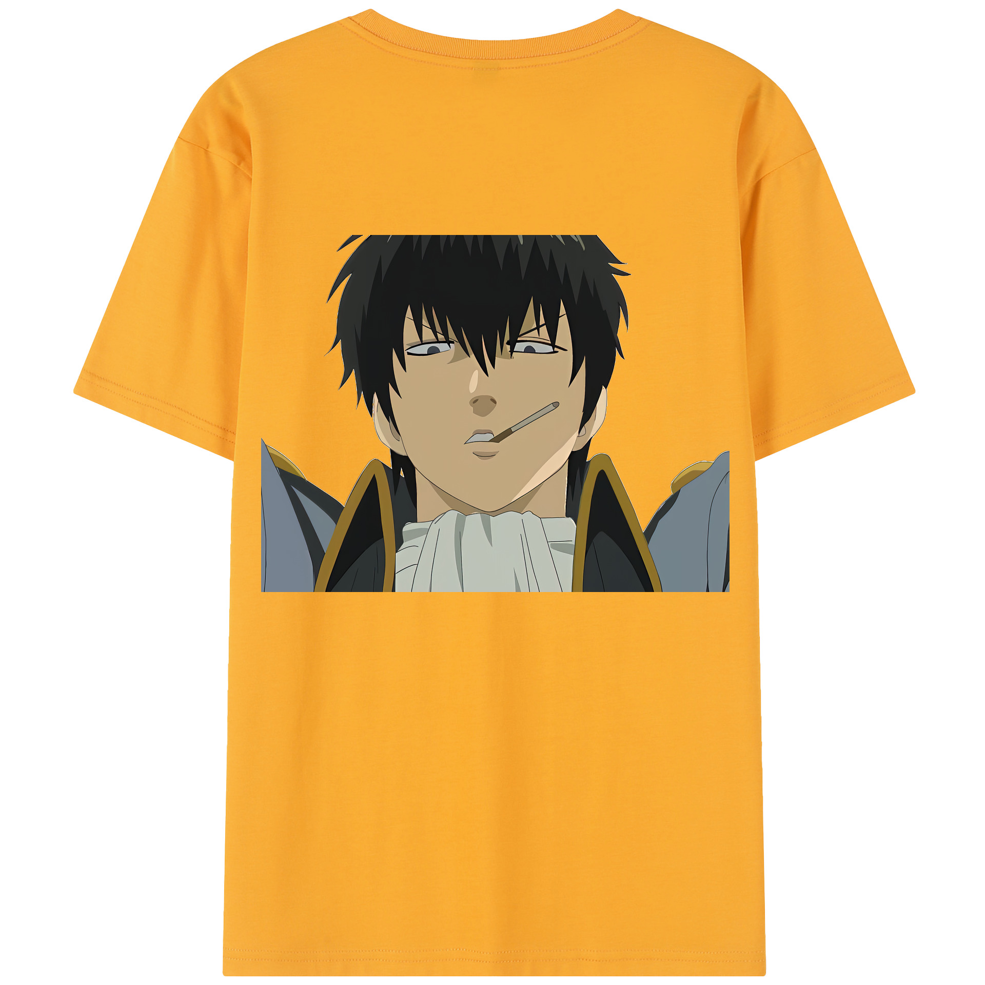 （画像用） ぎんたま 坂田銀時（さかたぎんとき） 神楽 志村新八（しむら しんぱち） GINTAMA Sakata Gintoki Kagura Shimura Shinpachi 綿100％半袖Tシャツ（背面プリント）