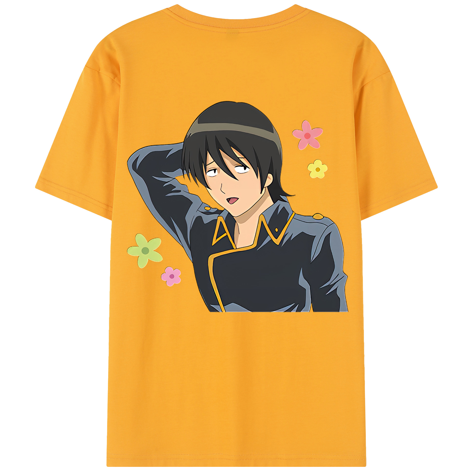 （画像用） ぎんたま 坂田銀時（さかたぎんとき） 神楽 志村新八（しむら しんぱち） GINTAMA Sakata Gintoki Kagura Shimura Shinpachi 綿100％半袖Tシャツ（背面プリント）