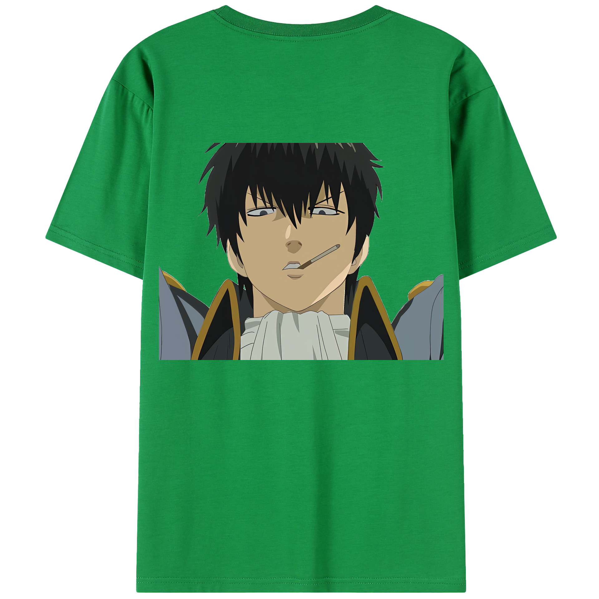 （画像用） ぎんたま 坂田銀時（さかたぎんとき） 神楽 志村新八（しむら しんぱち） GINTAMA Sakata Gintoki Kagura Shimura Shinpachi 綿100％半袖Tシャツ（背面プリント）