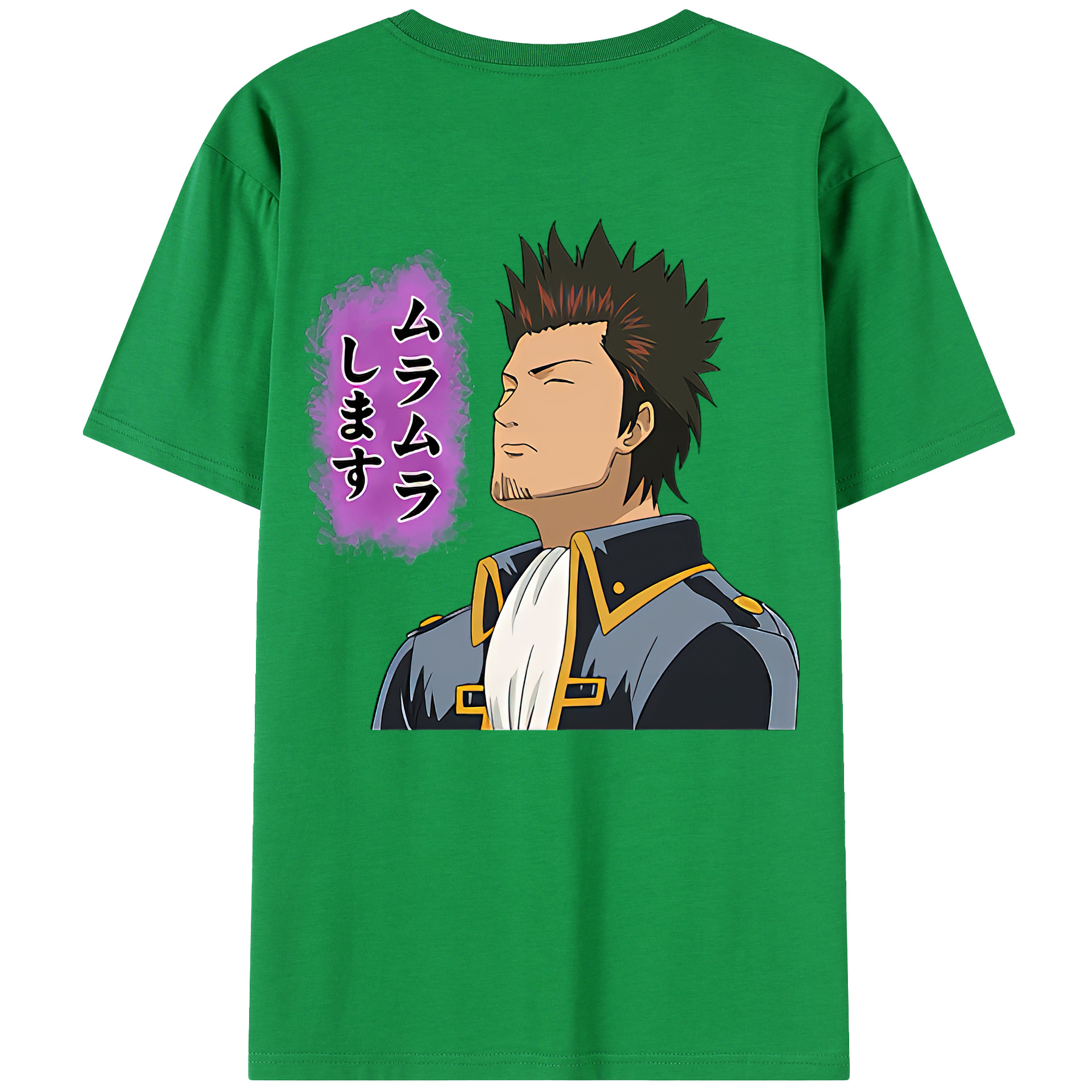 （画像用） ぎんたま 坂田銀時（さかたぎんとき） 神楽 志村新八（しむら しんぱち） GINTAMA Sakata Gintoki Kagura Shimura Shinpachi 綿100％半袖Tシャツ（背面プリント）