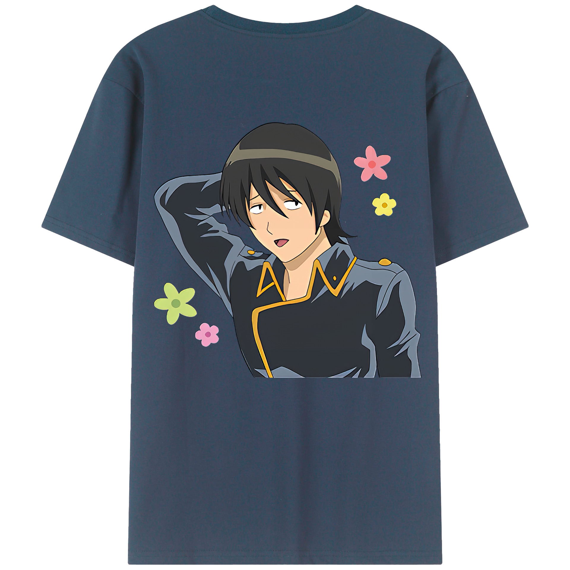（画像用） ぎんたま 坂田銀時（さかたぎんとき） 神楽 志村新八（しむら しんぱち） GINTAMA Sakata Gintoki Kagura Shimura Shinpachi 綿100％半袖Tシャツ（背面プリント）