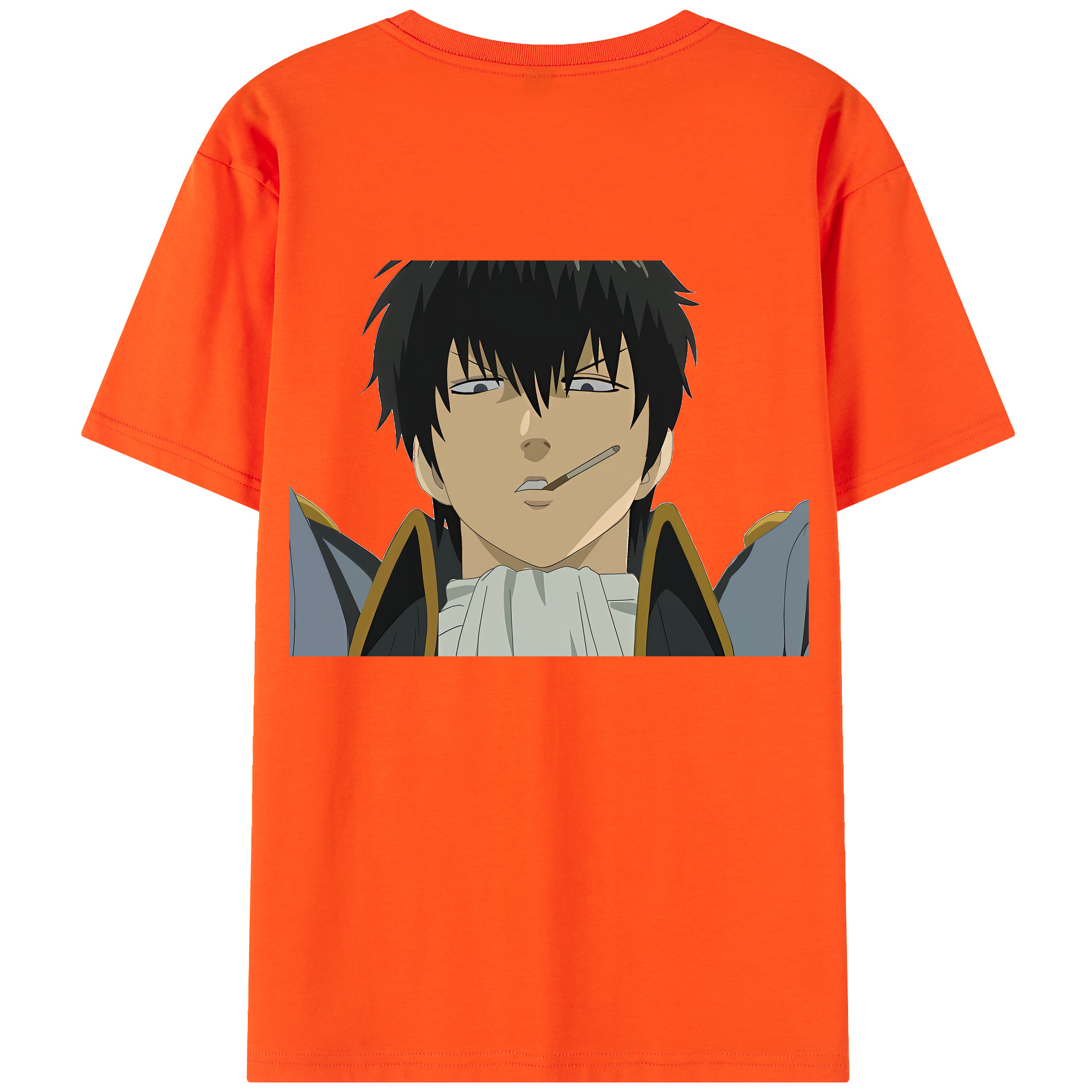 （画像用） ぎんたま 坂田銀時（さかたぎんとき） 神楽 志村新八（しむら しんぱち） GINTAMA Sakata Gintoki Kagura Shimura Shinpachi 綿100％半袖Tシャツ（背面プリント）