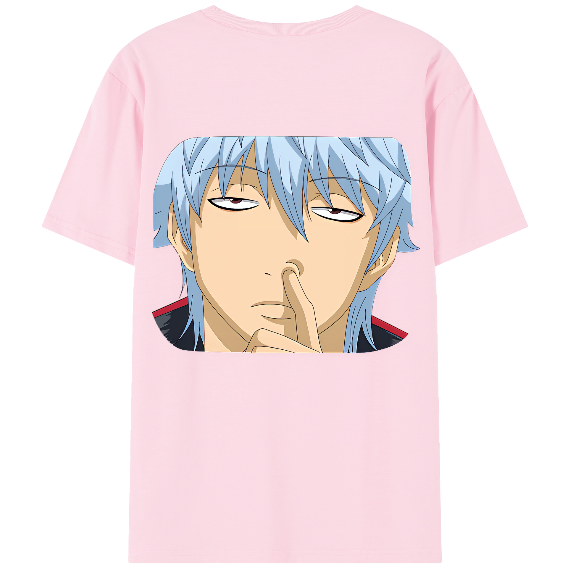 （画像用） ぎんたま 坂田銀時（さかたぎんとき） 神楽 志村新八（しむら しんぱち） GINTAMA Sakata Gintoki Kagura Shimura Shinpachi 綿100％半袖Tシャツ（背面プリント）