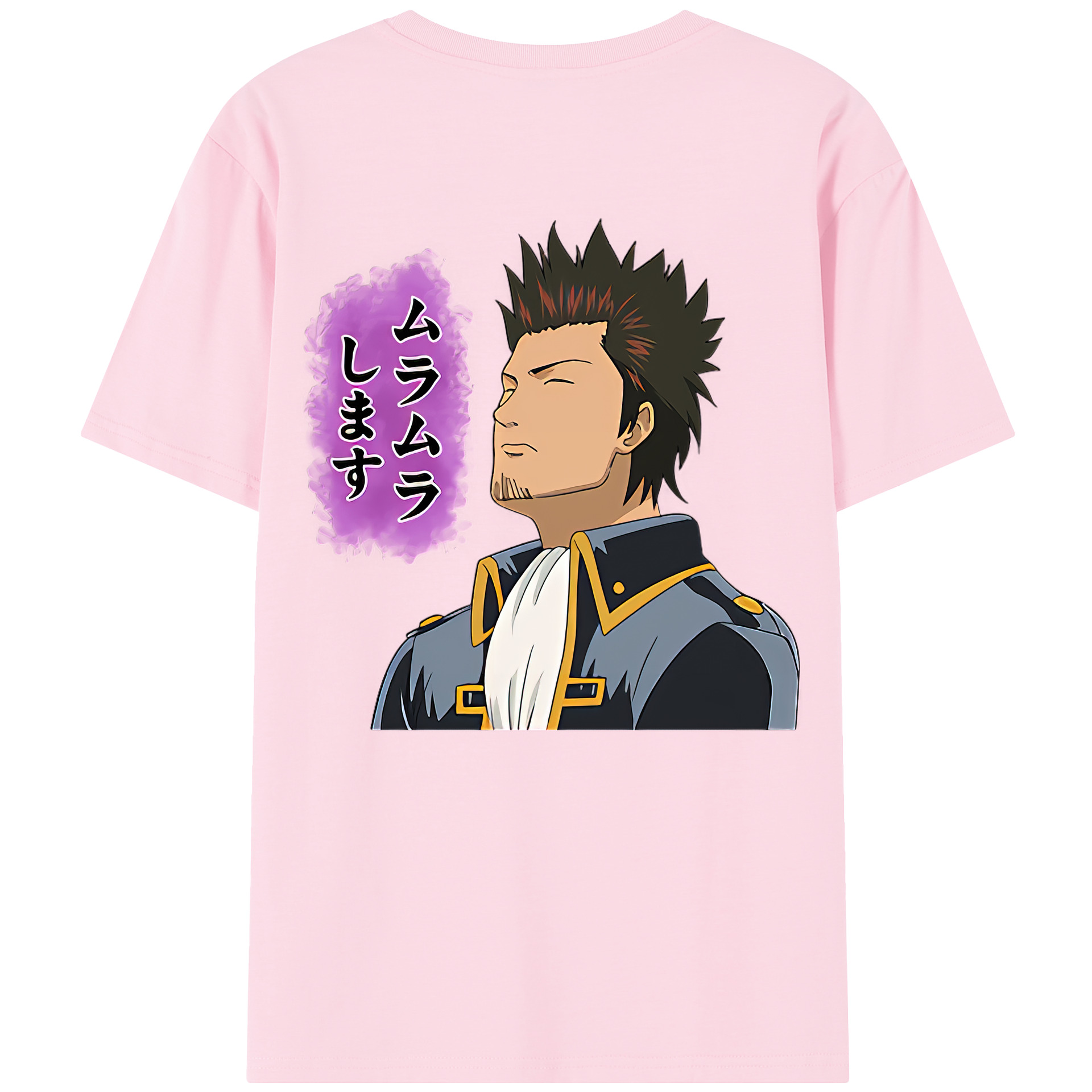 （画像用） ぎんたま 坂田銀時（さかたぎんとき） 神楽 志村新八（しむら しんぱち） GINTAMA Sakata Gintoki Kagura Shimura Shinpachi 綿100％半袖Tシャツ（背面プリント）