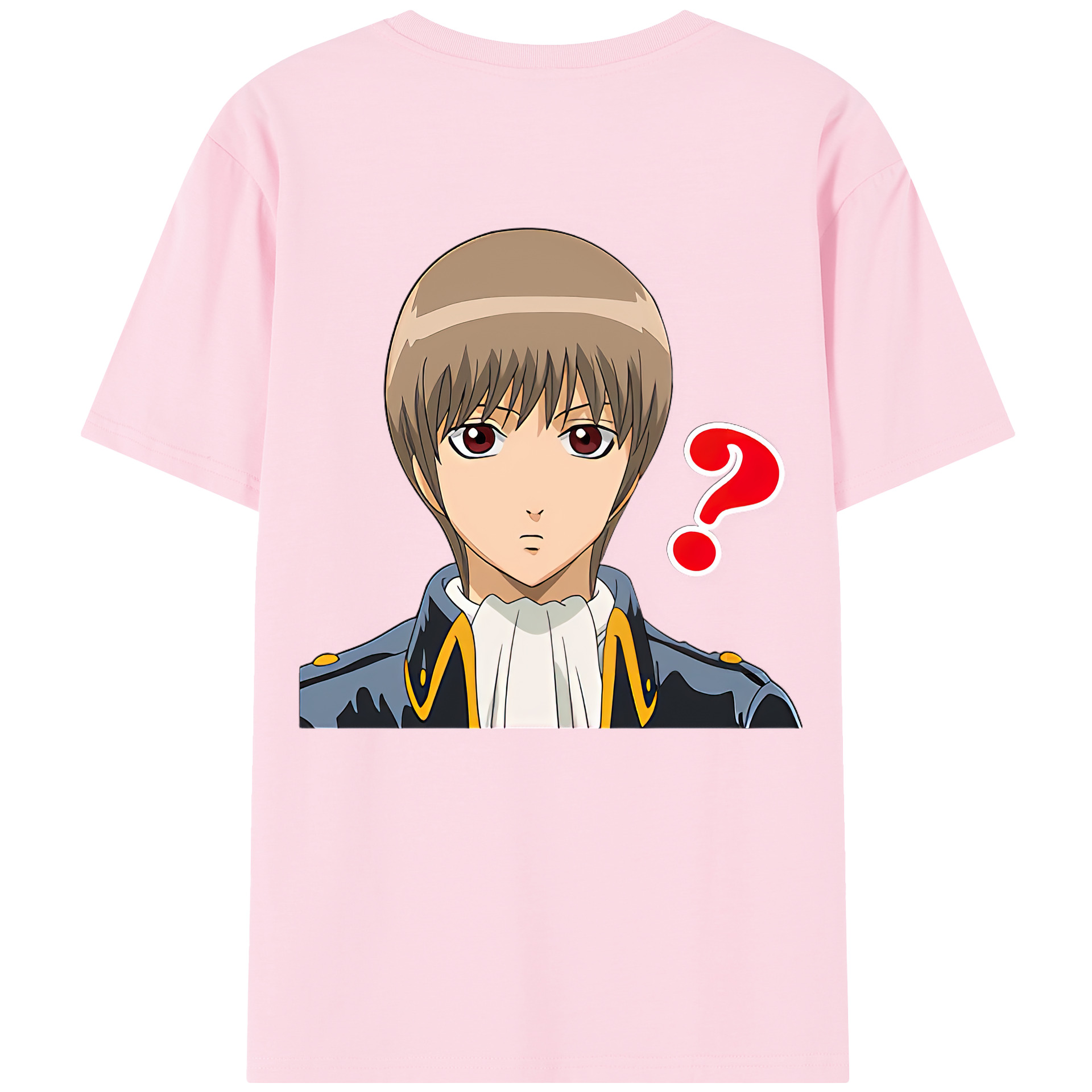 （画像用） ぎんたま 坂田銀時（さかたぎんとき） 神楽 志村新八（しむら しんぱち） GINTAMA Sakata Gintoki Kagura Shimura Shinpachi 綿100％半袖Tシャツ（背面プリント）