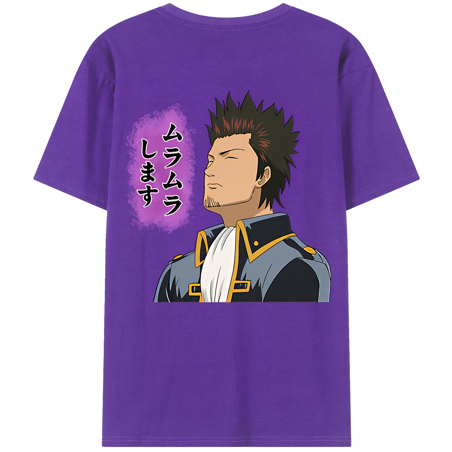 （画像用） ぎんたま 坂田銀時（さかたぎんとき） 神楽 志村新八（しむら しんぱち） GINTAMA Sakata Gintoki Kagura Shimura Shinpachi 綿100％半袖Tシャツ（背面プリント）