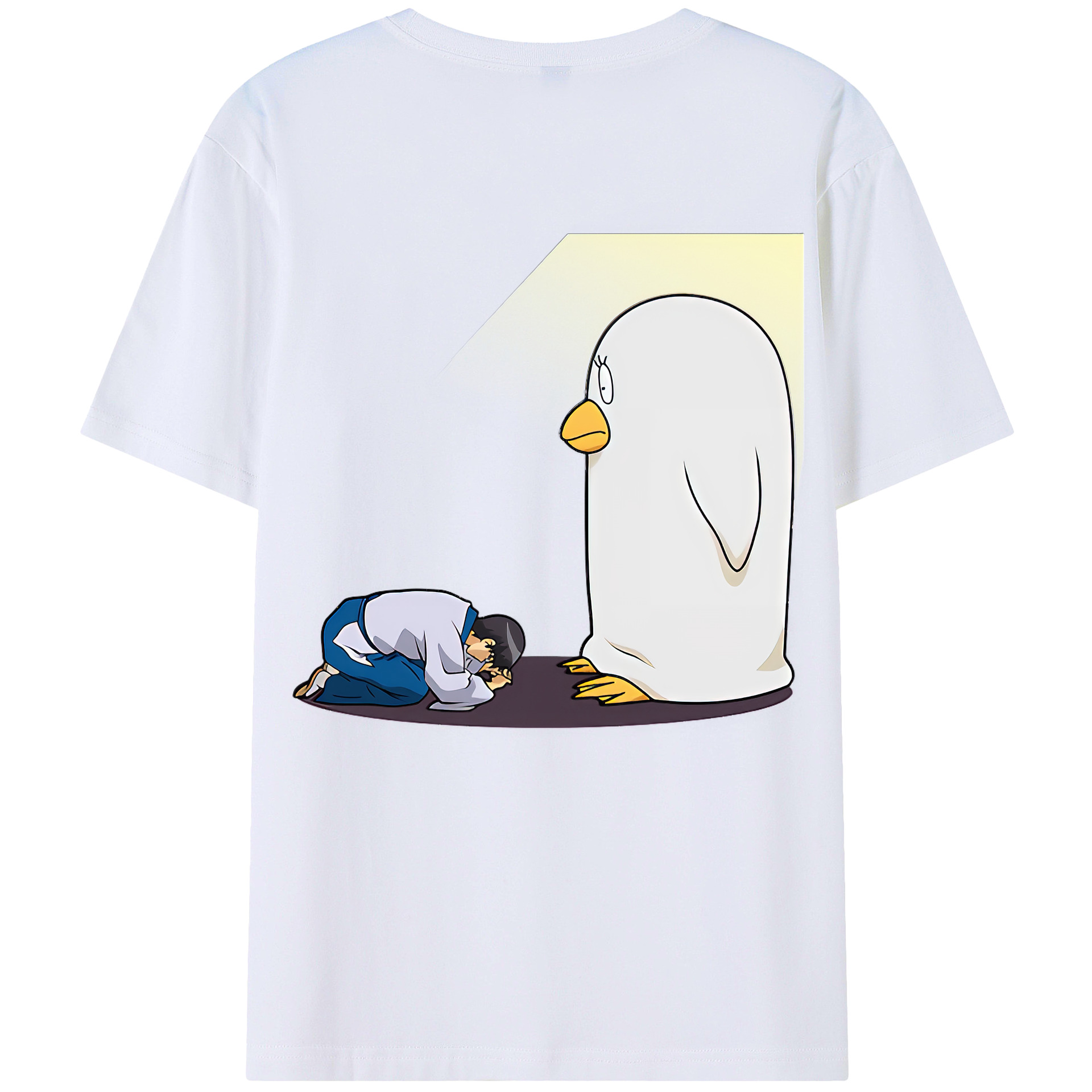 （画像用） ぎんたま 坂田銀時（さかたぎんとき） 神楽 志村新八（しむら しんぱち） GINTAMA Sakata Gintoki Kagura Shimura Shinpachi 綿100％半袖Tシャツ（背面プリント）