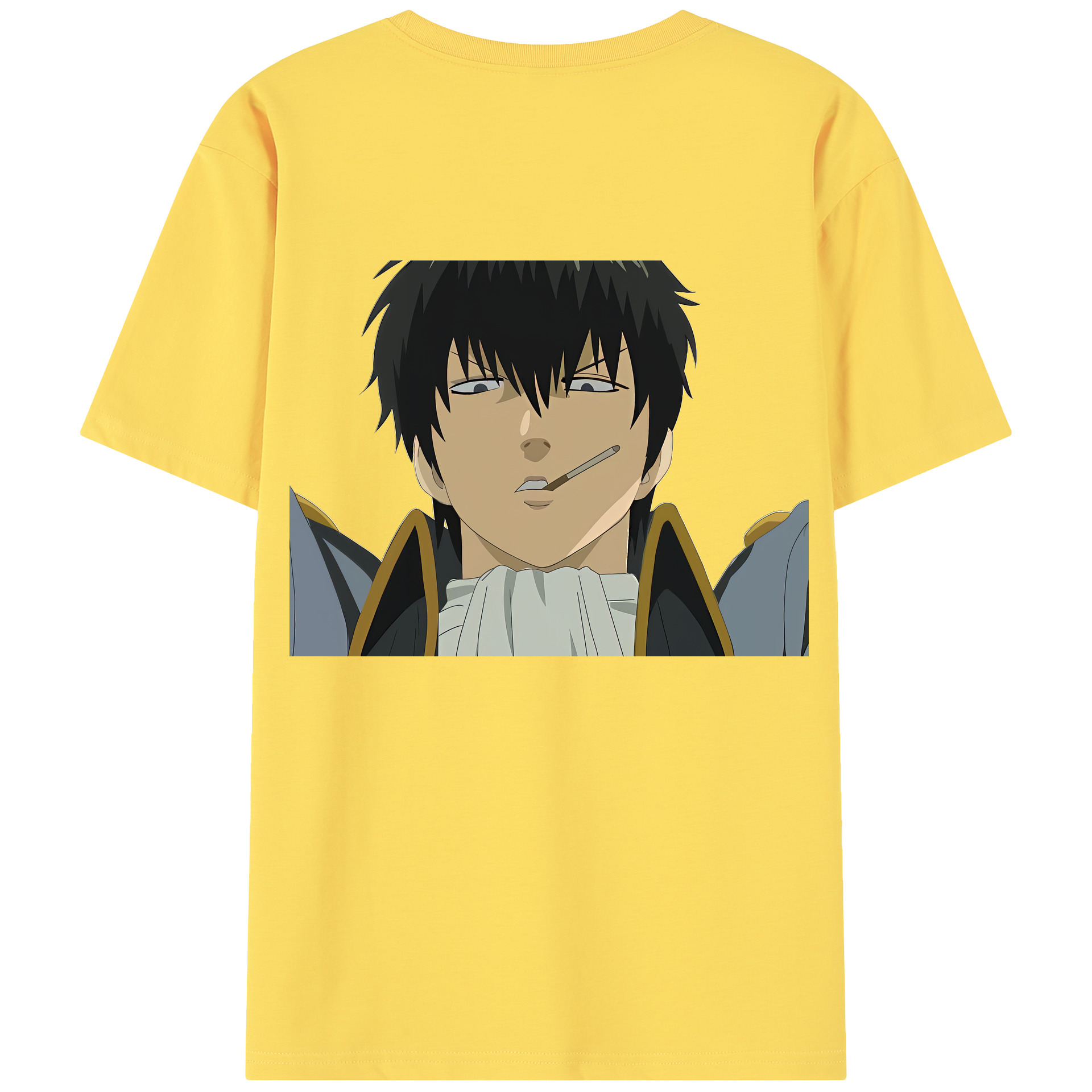 （画像用） ぎんたま 坂田銀時（さかたぎんとき） 神楽 志村新八（しむら しんぱち） GINTAMA Sakata Gintoki Kagura Shimura Shinpachi 綿100％半袖Tシャツ（背面プリント）