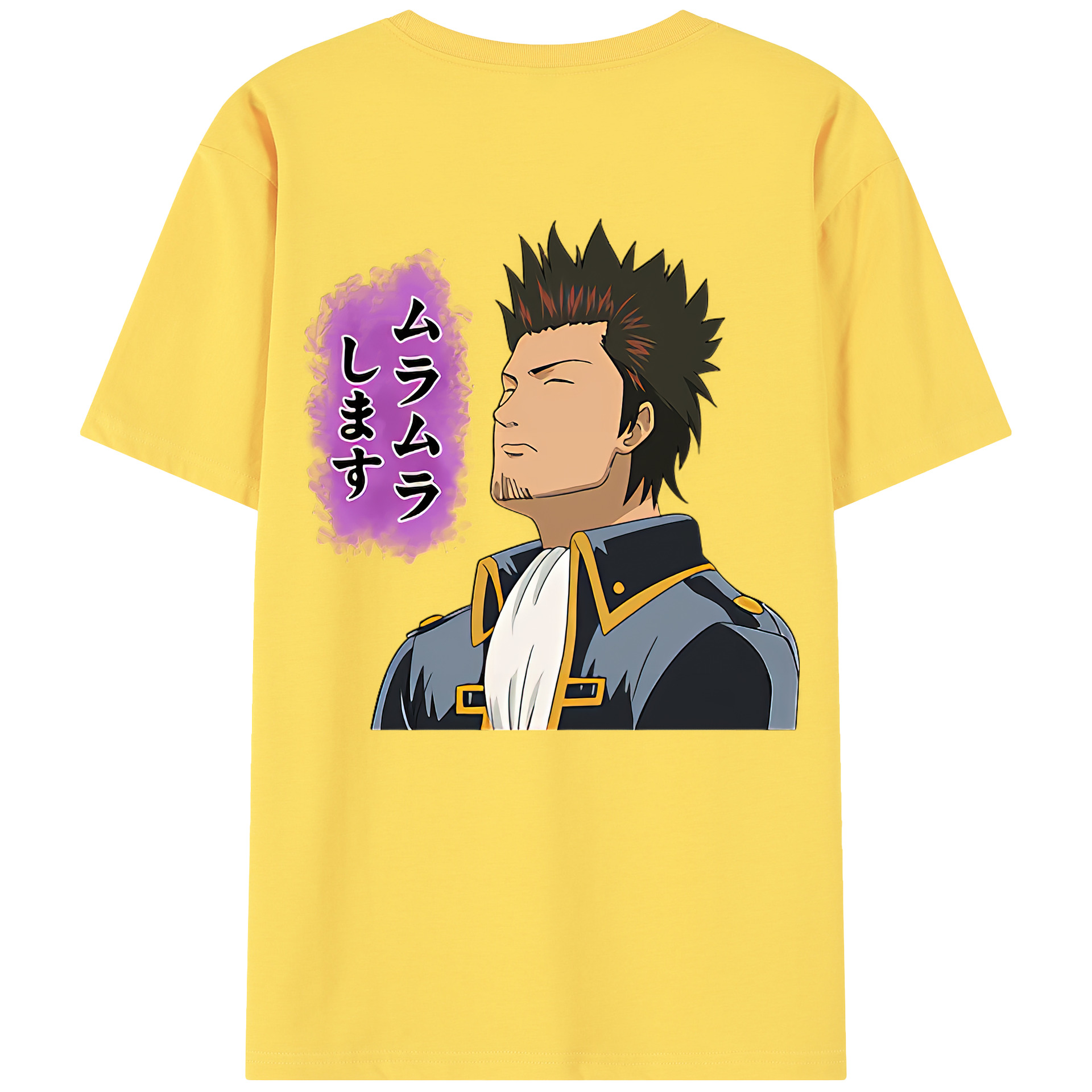 （画像用） ぎんたま 坂田銀時（さかたぎんとき） 神楽 志村新八（しむら しんぱち） GINTAMA Sakata Gintoki Kagura Shimura Shinpachi 綿100％半袖Tシャツ（背面プリント）