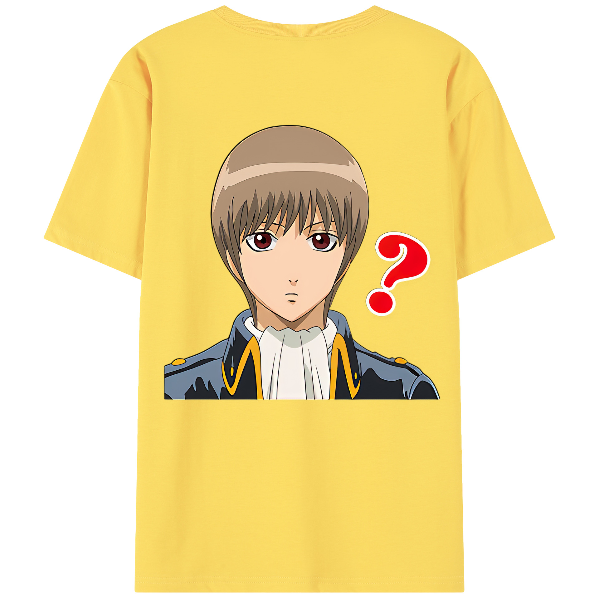 （画像用） ぎんたま 坂田銀時（さかたぎんとき） 神楽 志村新八（しむら しんぱち） GINTAMA Sakata Gintoki Kagura Shimura Shinpachi 綿100％半袖Tシャツ（背面プリント）