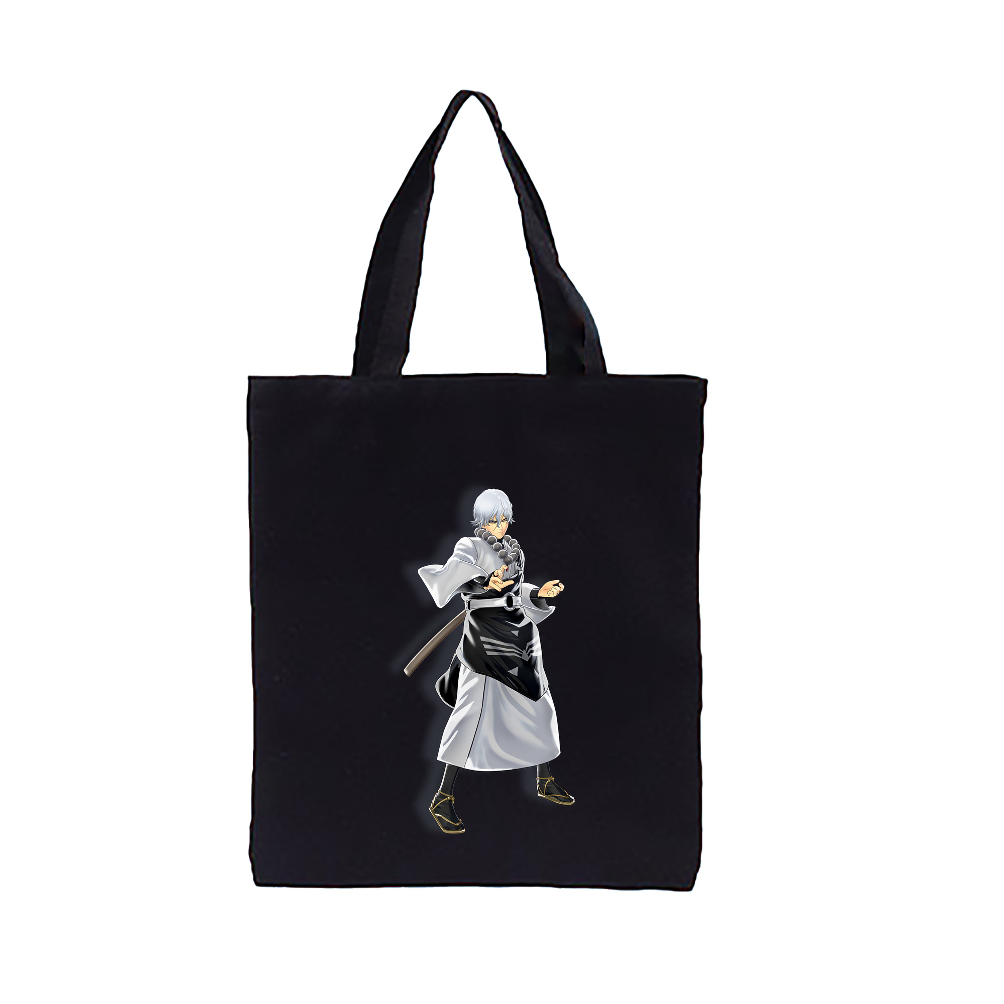（画像用） ぎんたま 坂田銀時（さかたぎんとき） 神楽 志村新八（しむら しんぱち） GINTAMA Sakata Gintoki Kagura Shimura Shinpachi 縦型キャンバス生地手提げバッグ　トートバッグ