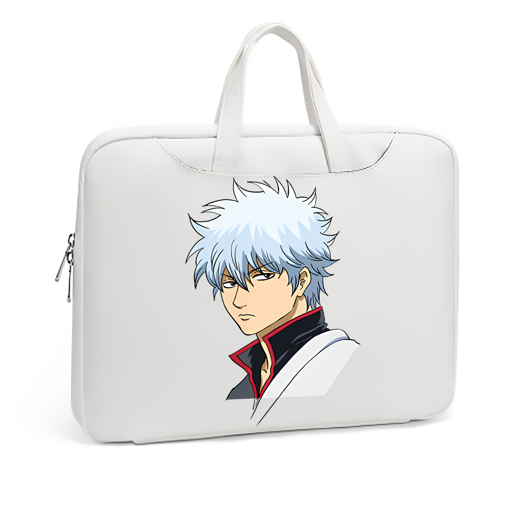（画像用） ぎんたま 坂田銀時（さかたぎんとき） 神楽 志村新八（しむら しんぱち） GINTAMA Sakata Gintoki Kagura Shimura Shinpachi レザーラップトップバッグ　ノートパソコンケース