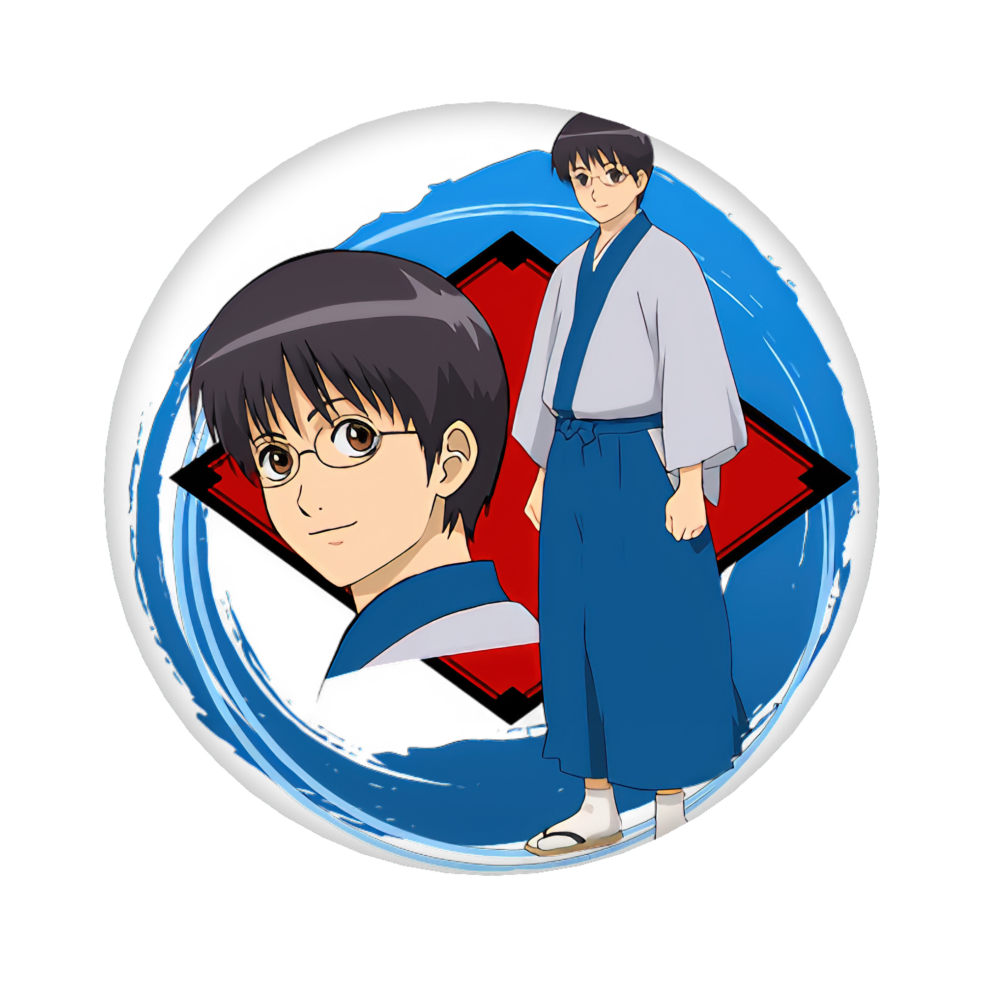 （画像用） ぎんたま 坂田銀時（さかたぎんとき） 神楽 志村新八（しむら しんぱち） GINTAMA Sakata Gintoki Kagura Shimura Shinpachi 6cm 缶バッジ 複数セット